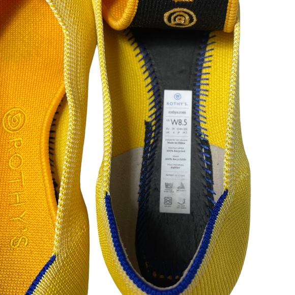 Rothy’s Sunshine Yellow Pointed Flats - Picture 6 of 7